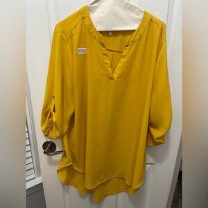 EST 1946 yellow blouse 18/20